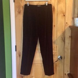 EASY SPIRIT Stretch CottonVelvet Plum Pants EUC 10